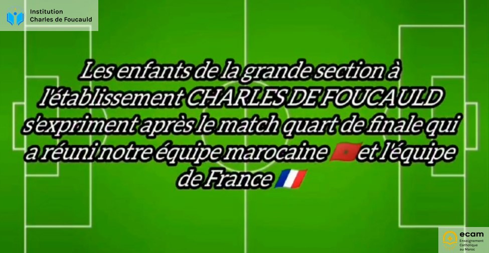 Maternelle Charles de Foucauld - Coupe du monde dubaï 2022